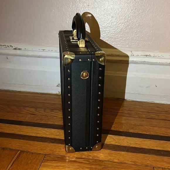 Fendi vintage unisex FF Pequin logo monogram trunk briefcase bag - Picture 4 of 13